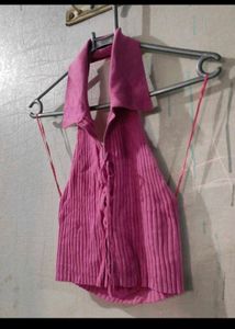 Pink Halter Top