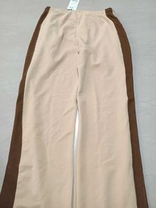 Beige Casual Track Pants