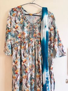 Floral Print Kurta Set