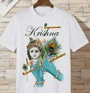 Krishna Ji Printed T Shirt For Boys & Girls