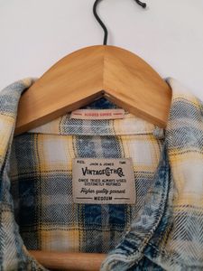 Lucky Brand Plaid Western Shirt