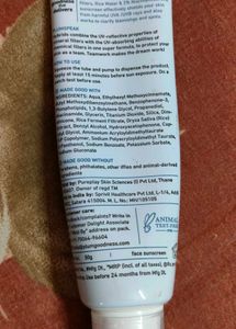 Plum Rice Water Sunscreen SPF 50