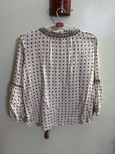W Brand Boho Chic Peasant Top