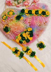 Haldi+Mehndi Jewellery Set