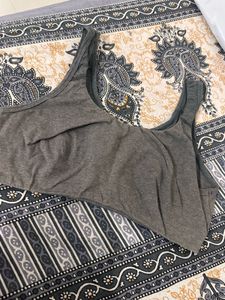 Grey Sports Bra