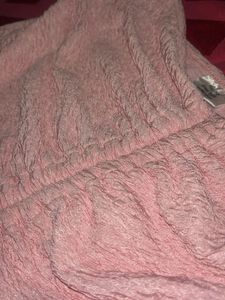 Pink Ruched Drawstring Crop Tube Top