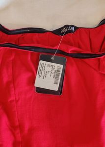 Faballey Solid Pink Dress