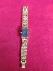 Gold Titan Watch