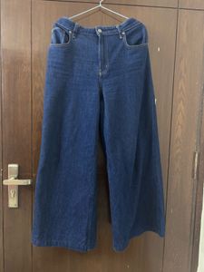 Wide Leg Denim Jeans