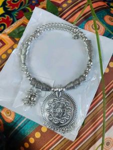 Bohemian Silver Statement Necklace