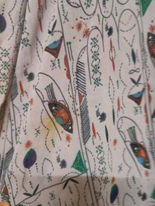 Patterned Midi Dress