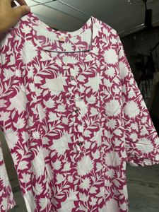 Floral Print Kurta