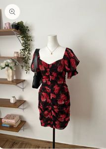 Reclaimed Vintage Floral Ruched Dress