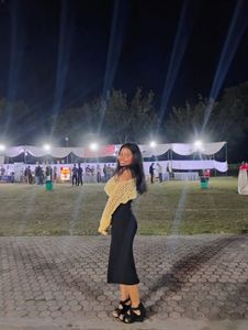 Elegant cotton black maxi dress 👗