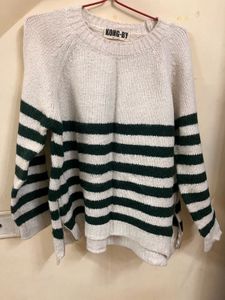 Striped Knit Sweater