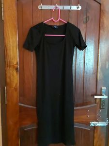 Black Bodycon Midi Dress