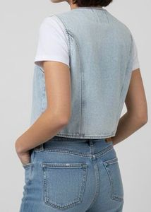 Denim Vest Top