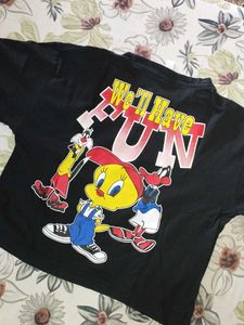 Cute Cartoon Print Tee