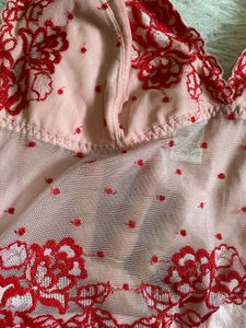 DKNY Pink Lace Cami Top
