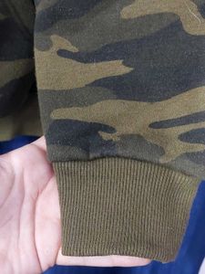 Camouflage Print Hoodie