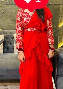 Beautiful Red Saree