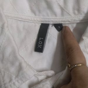 Lov White Denim Jacket (Women&#39;s)