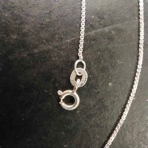 925 Silver thin snack Chain