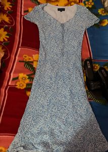 Blue Paisley Midi Sundress