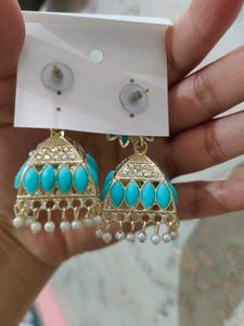 Sky Blue Beautiful Earrings