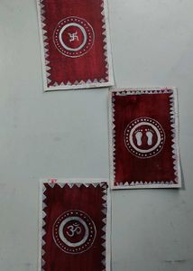 Framed Indian Symbol Art Prints (Set of 3)