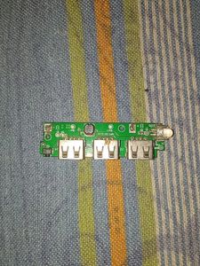 Triple USB port Power Bank motherboard
