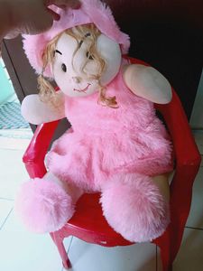 Cute Pink Plush Doll