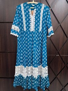 Blue Floral Dress