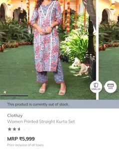 Brand New Floral Kurta Set