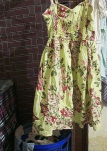 Padded Floral Dress