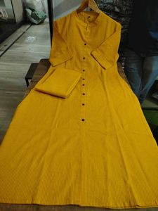 Katha Work Kurta Plazzo Set ❤️