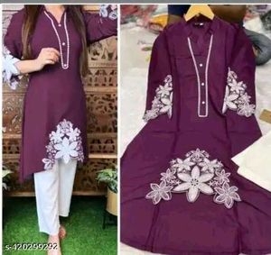 Beautiful Embroidery Kurta Pant 👌