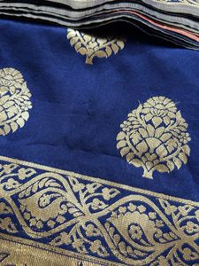 Navy Blue Saree