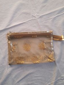 Plastic Golden Pouch