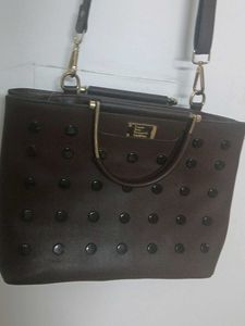 Stylish Brown Handbag- Brand  is Shree Leathers