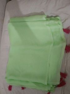 Mint Green Saree With Tassel