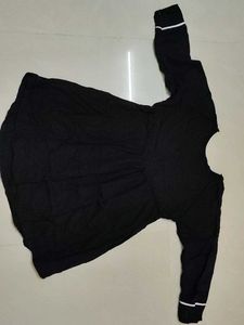 Black Embroidered Top