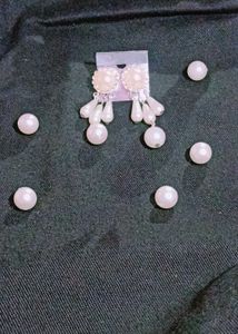 Hand Made Pearl Earring