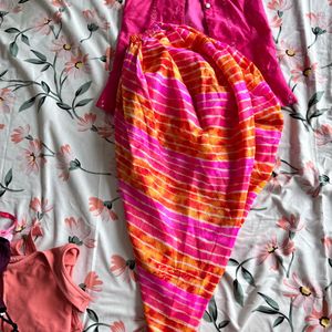 Girls Ethnic Dress Set For Garba
