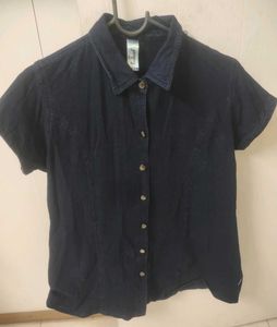 Denim Short Sleeve Shirt