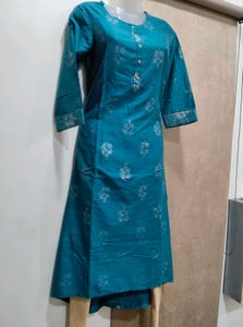 Teal Kurta Set
