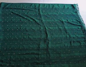 Elegant green saree with designer blouse