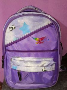 New Once Used Women/Girls College Purple Backpack