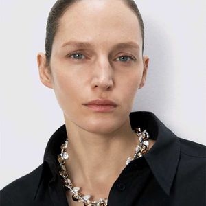 ZARA Pearl Chunky Neck Piece