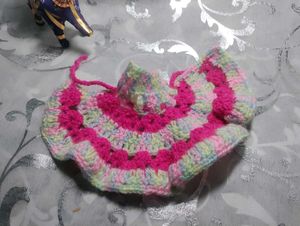 Laddu Gopal ji Knitted Dress ( Frock cum shawl)